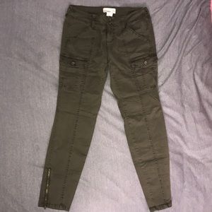 Olive Green Cargo Pants